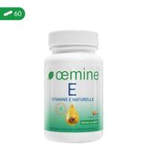 Oemine Vitamina E naturala - 60 capsule, Vitamina E